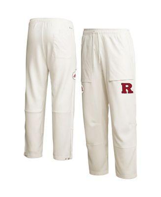 Mens adidas Cream Rutgers Scarlet Knights Zero Dye AEROREADY Pants Product Image