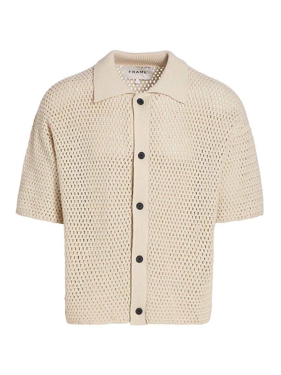 Men's Open Weave Cardigan Product Image