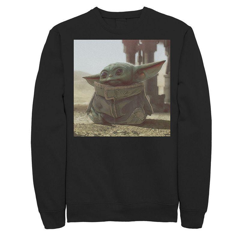 Mens Star Wars The Mandalorian The Child aka Baby Yoda Photograph Sweatshirt Product Image