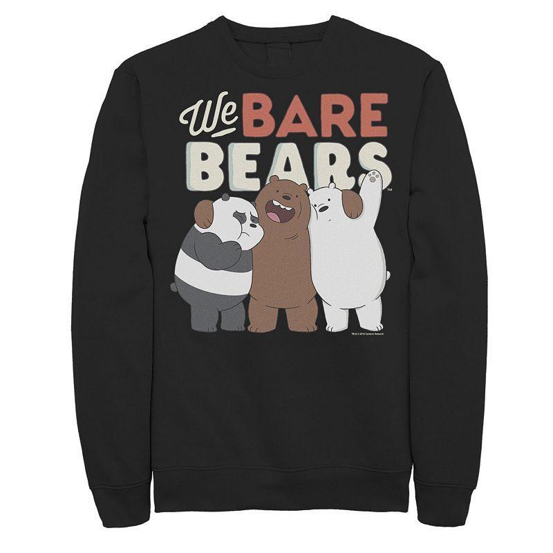 Mens Cartoon Network We Bare Bears Group Portrait Fleece Product Image