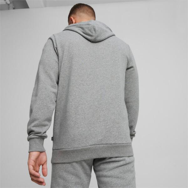 PUMA ESS+ LOGO LAB Men's Hoodie in Medium Grey Heather Product Image