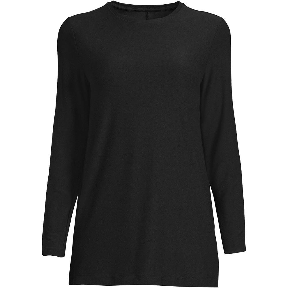 Lands End Womens Long Sleeve Performance Crew Neck Tunic Product Image