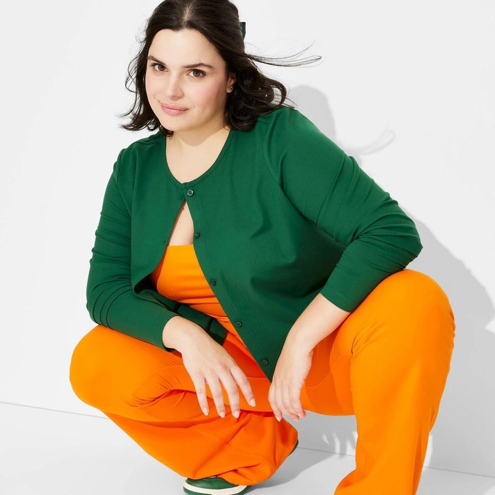 Womens Game Day High-Waisted ButterBliss Flare Leggings - Wild Fable Orange 3X Product Image