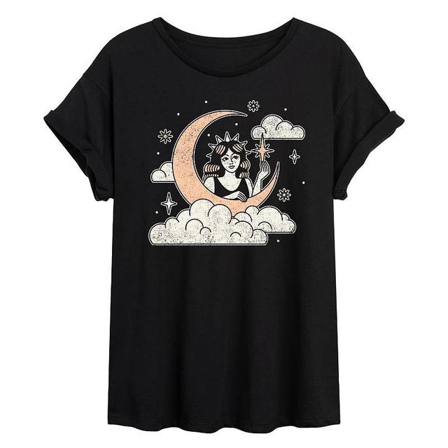 Juniors Celestial Woman Flowy Tee, Girls Product Image