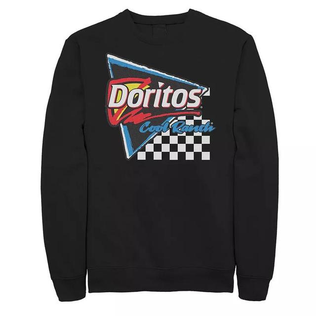 Big & Tall Doritos Cool Ranch Racing Flag Triangle Sweatshirt, Mens Product Image