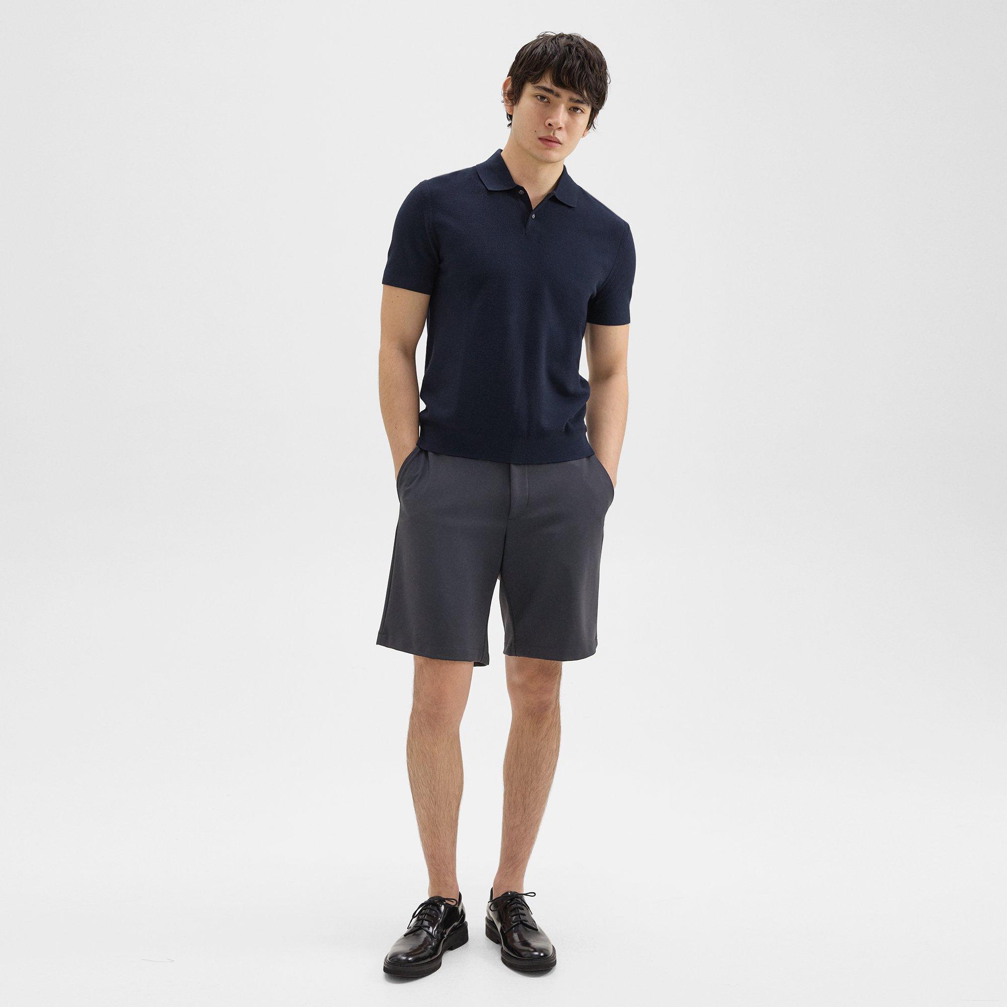 Precision Ponte Curtis 9” Drawstring Short | Theory Product Image