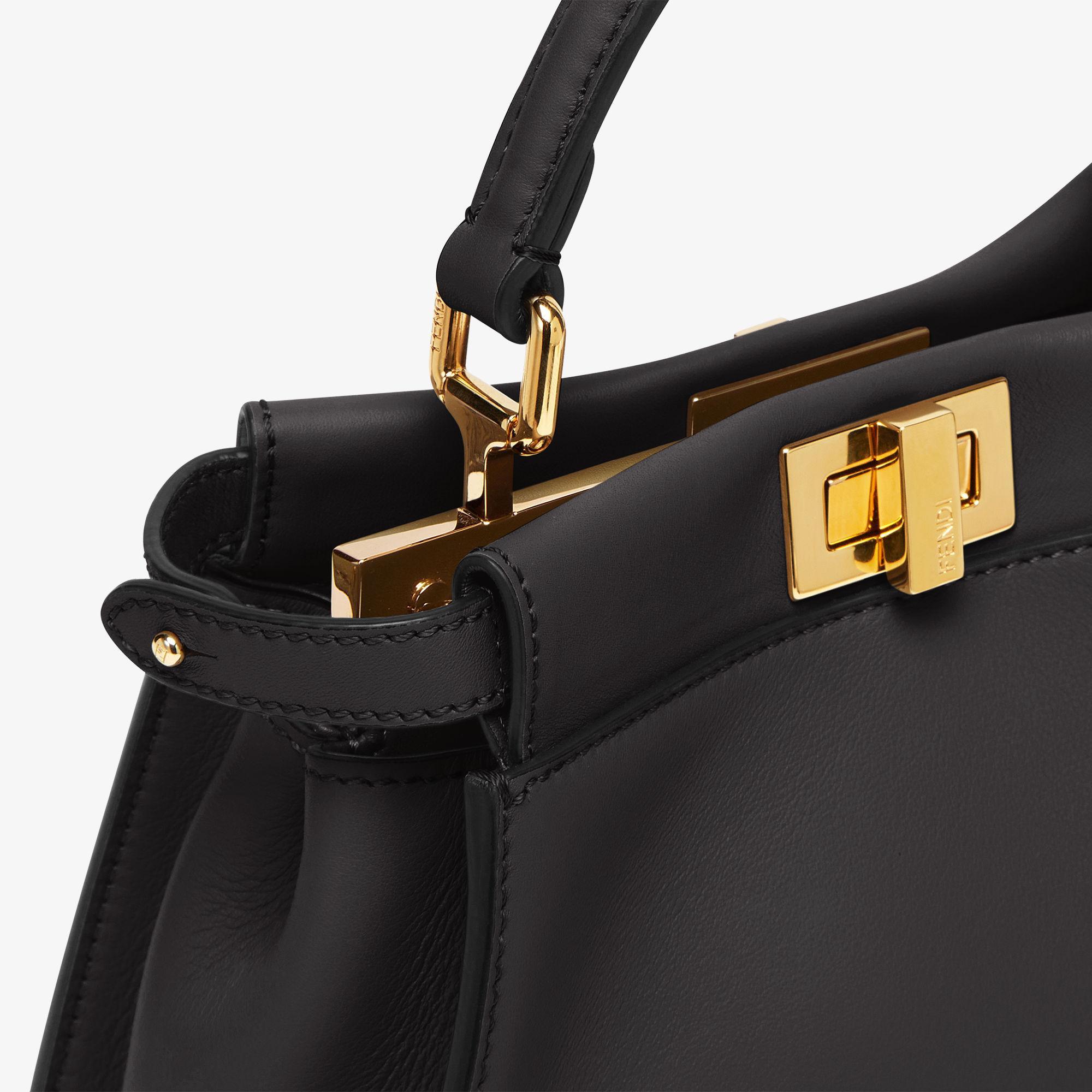 Peekaboo MiniBlack leather bag Product Image