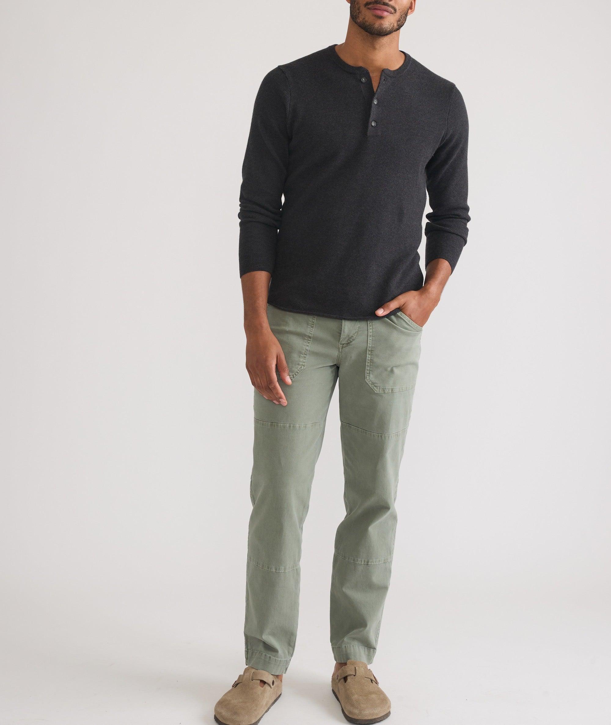 Merino Blend Sweater Henley Product Image