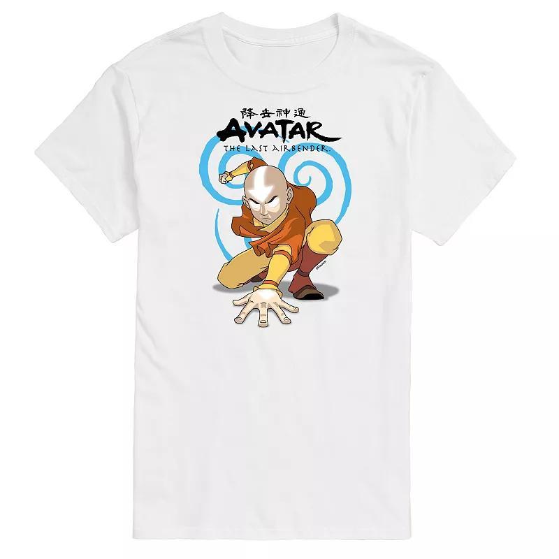 Big & Tall Avatar The Last Airbender AANG Graphic Tee, Mens Product Image