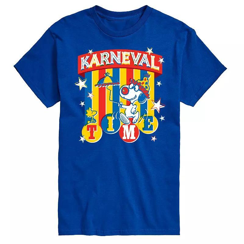 Big & Tall Peanuts Karneval Time Graphic Tee, Mens Product Image