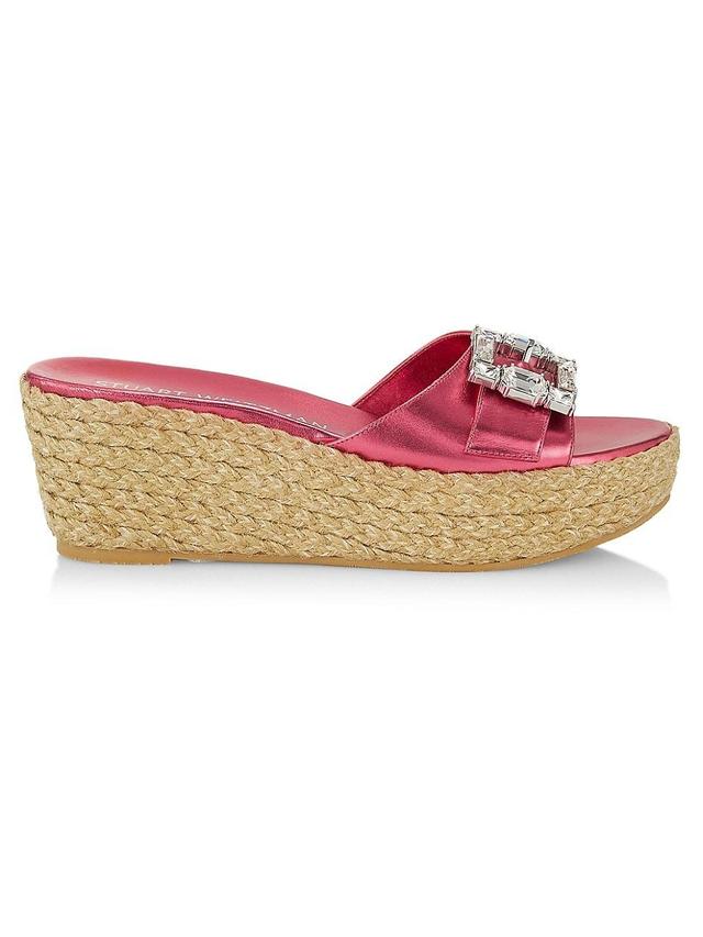 Womens Saint Tropez Buckle Wedge Slides Product Image