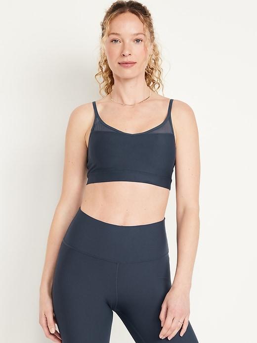 Light Support PowerSoft Mesh-Back Sports Bra Product Image