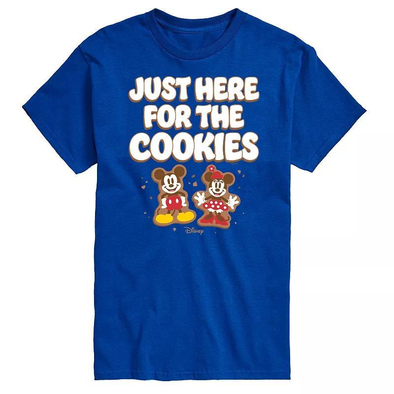 Disneys Big & Tall Just Here For The Cookies Graphic Tee, Mens Product Image