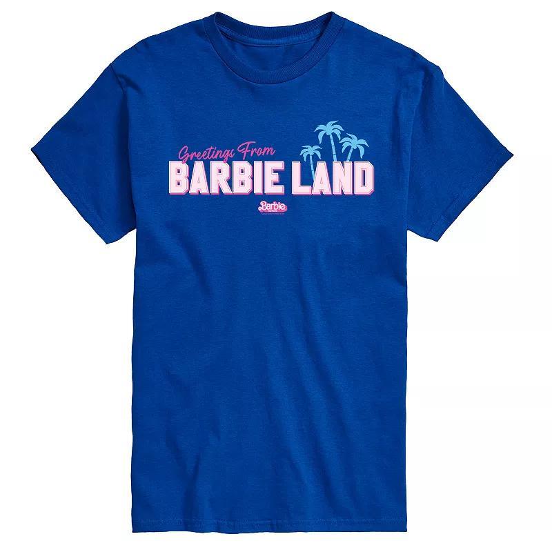 Mens Barbie Movie Greetings From Graphic Tee Product Image