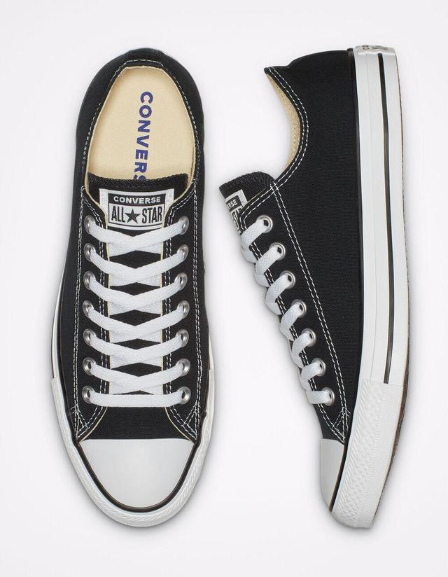 CONVERSE Chuck Taylor All Star Black Low Top Shoes Product Image