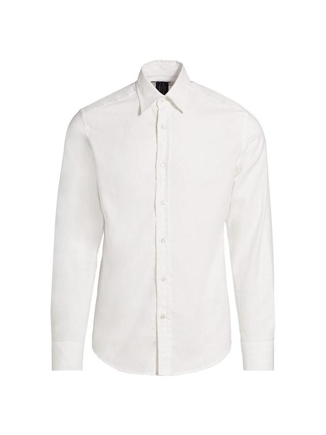 Mens Harnk Cotton Button-Front Shirt Product Image