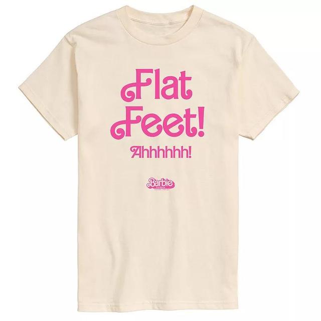 Big & Tall Barbie The Movie Flat Feet Graphic Tee, Mens Product Image