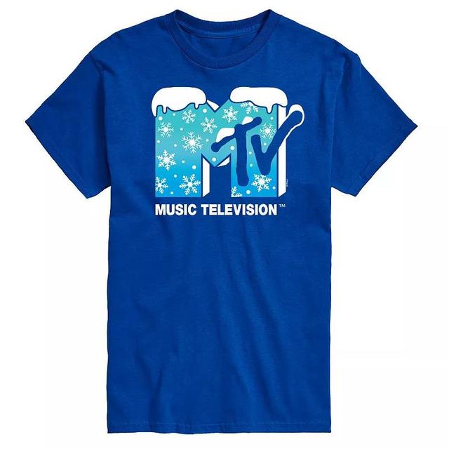 Big & Tall MTV Snowflakes Logo Graphic Tee, Mens Product Image