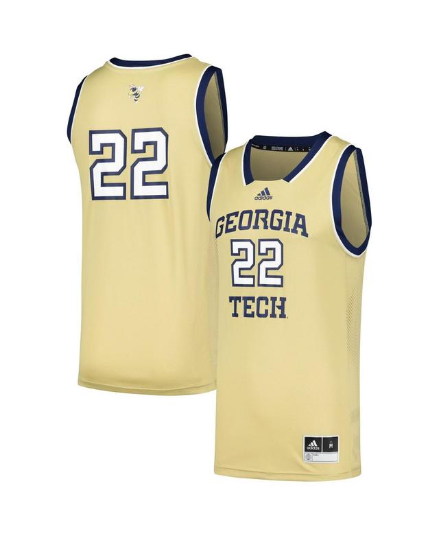 adidas Yellow Jackets Swingman Jersey Team Sand S Mens Product Image