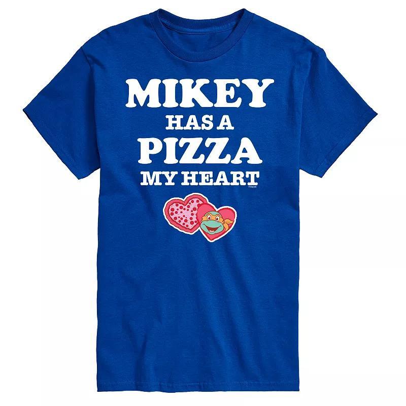 Mens TMNT Pizza My Heart Mikey Tee Product Image