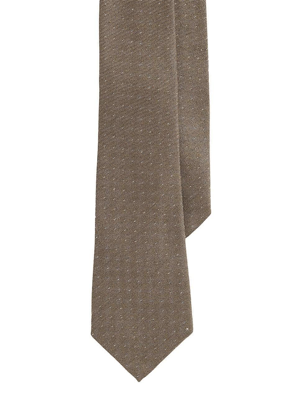 Mens Pindot Silk-Cashmere Tie Product Image