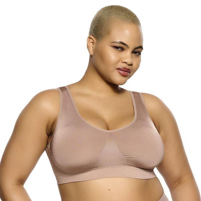 Paramour by Felina Body Smooth Wireless Seamless Bralette 265128, Womens Pink Product Image