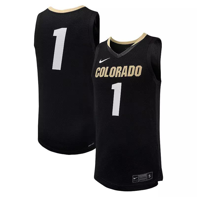 Mens Nike #1 Colorado Buffaloes Replica Basketball Jersey Product Image