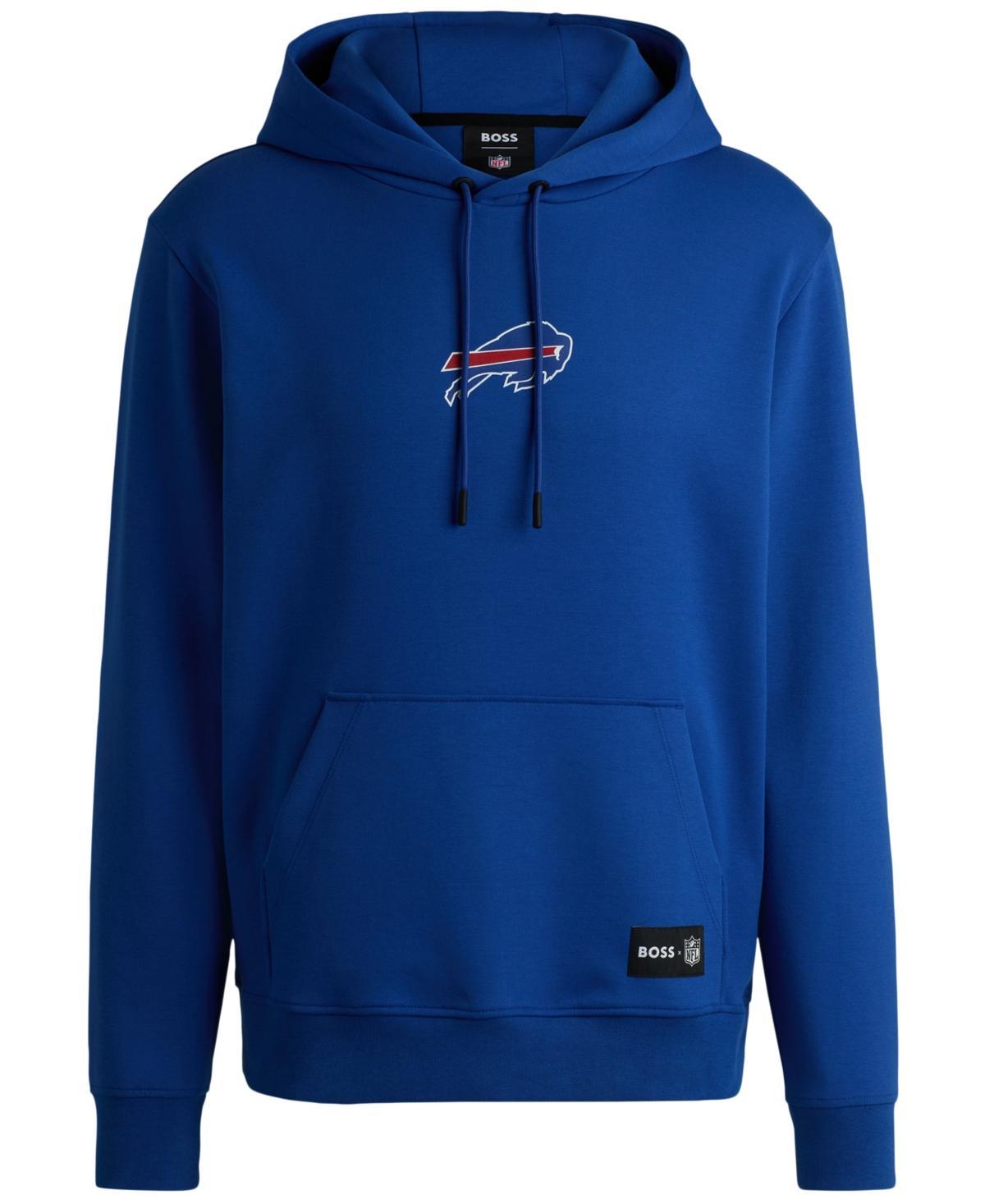 HUGO BOSS Boss X Nfl Interlock Hoodie With Special Branding In Giants Product Image