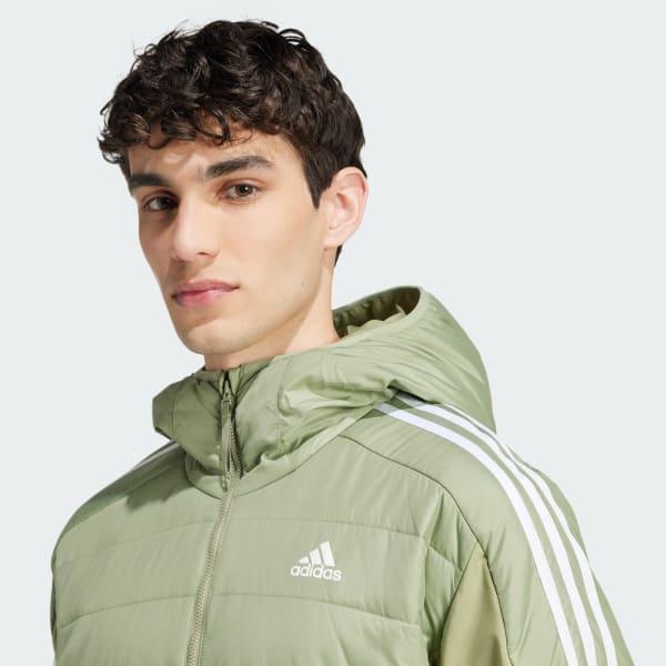 Essentials 3-Stripes Insulated Hooded Hybrid Jacket Product Image