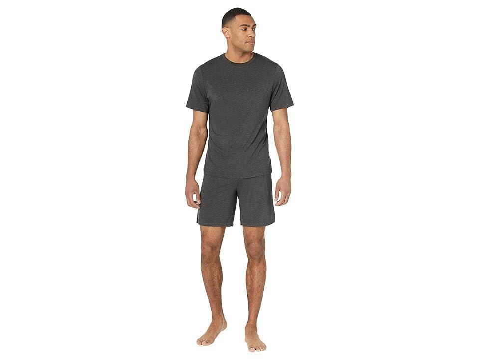 Eberjey Henry Shorts Pj Set (Charcoal) Men's Pajama Sets Product Image