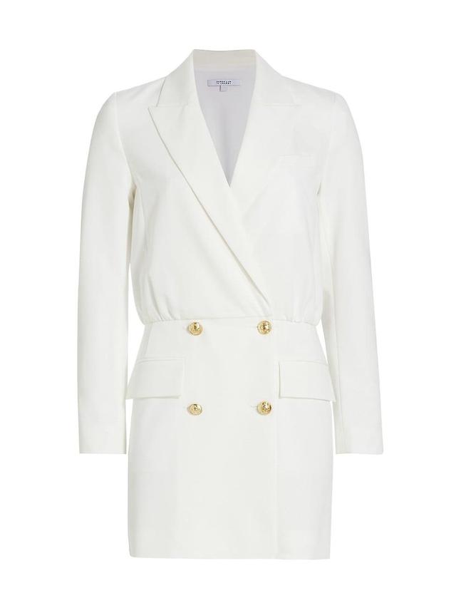 Womens Chiara Blazer Dress - Ivory - Size 12 Product Image