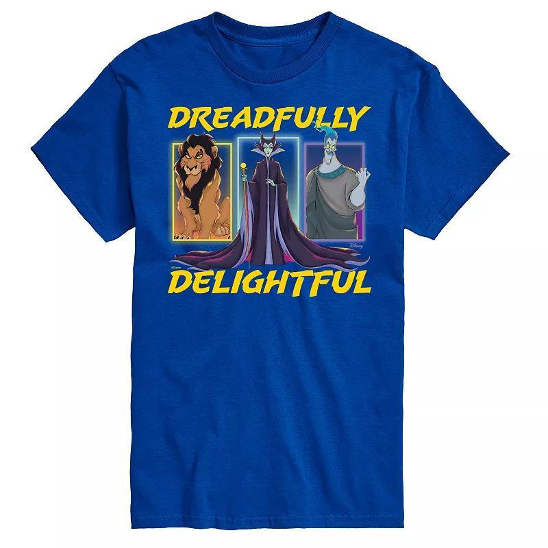 Disney Villains Big & Tall Dreadfully Delightful Graphic Tee, Mens Product Image