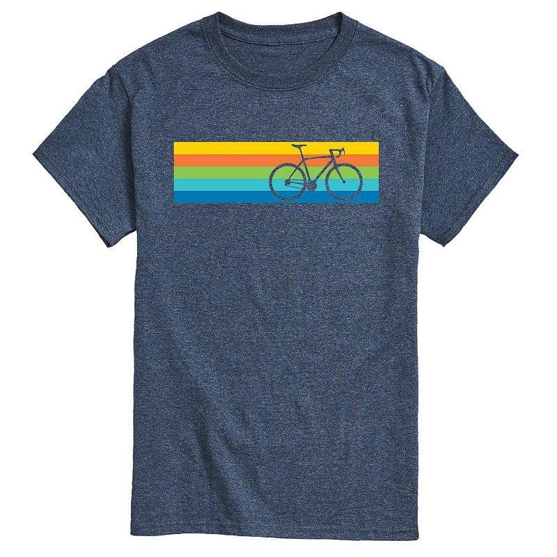 Boys Road Bike Retro Stripes Tee, Mens Product Image