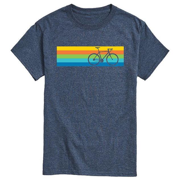 Boys Road Bike Retro Stripes Tee, Mens Product Image