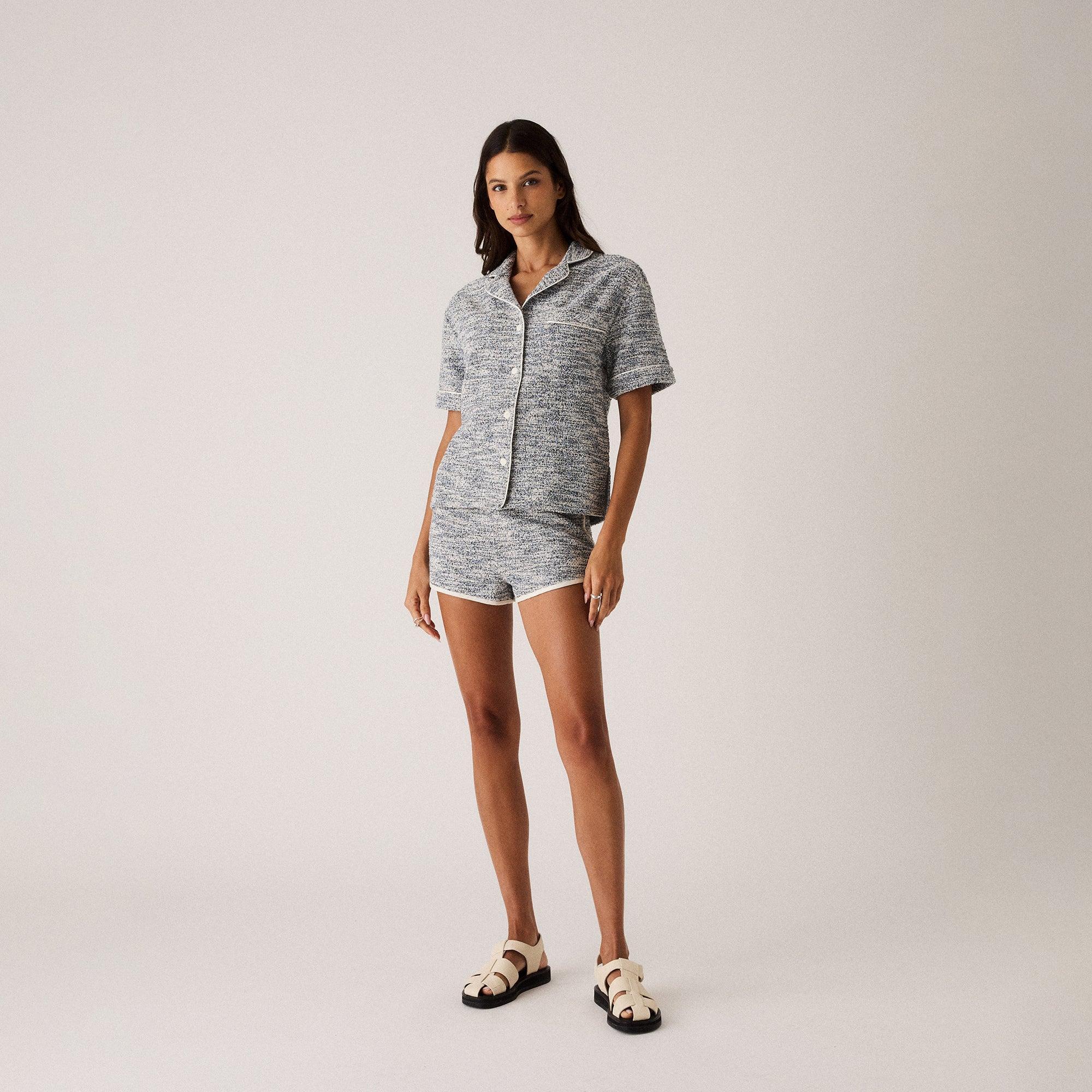 Kith Women Jordyn II Tweed Short - Kyanite Female Product Image