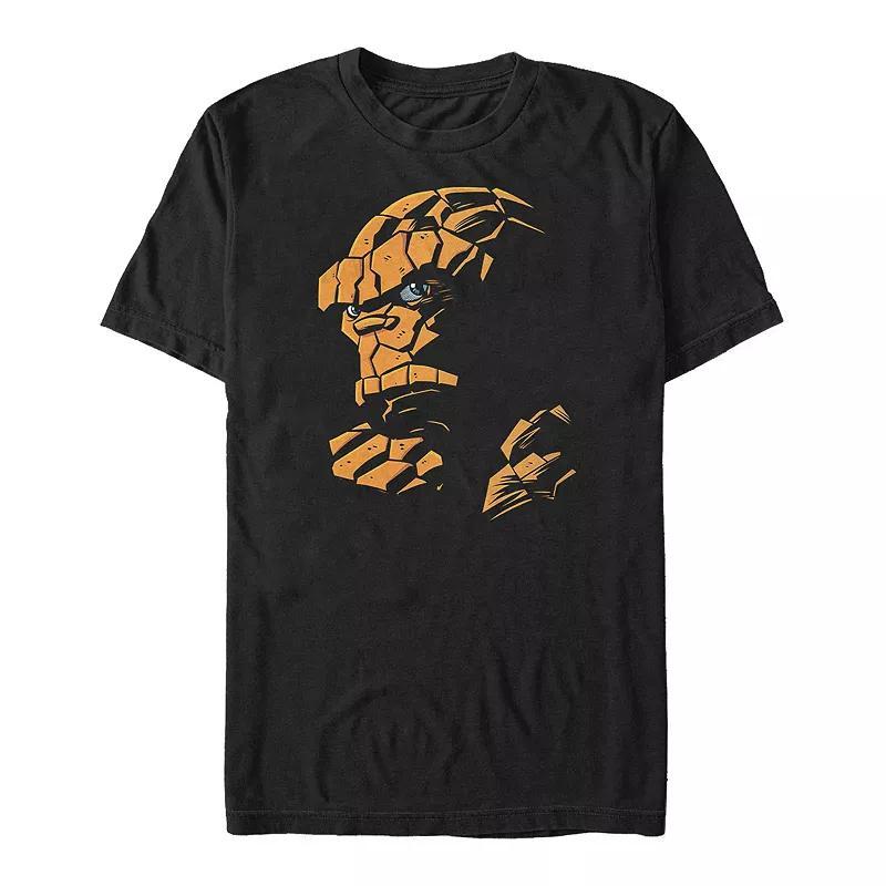 Big & Tall Marvel Fantastic Four The Thing Face Graphic Tee, Mens Product Image