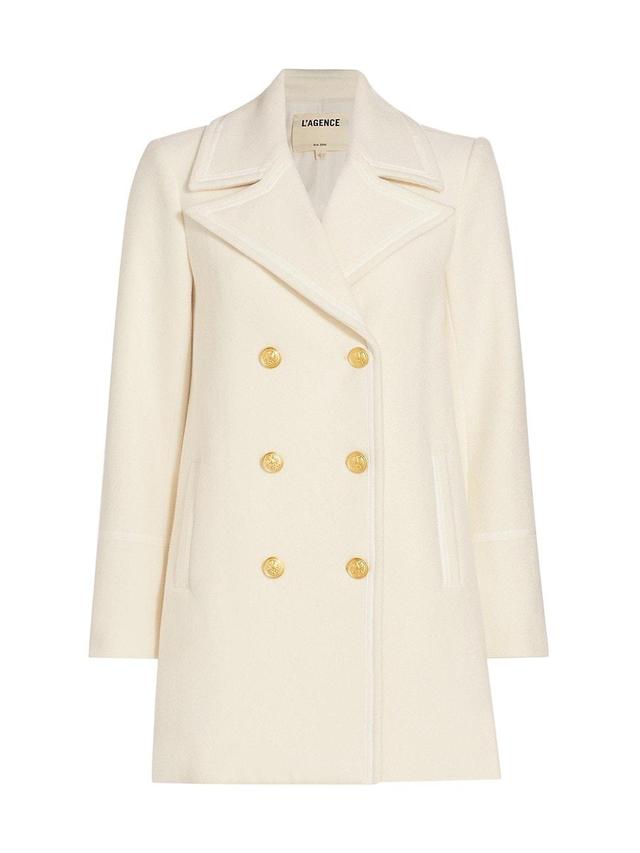 Womens Ottessa Wool-Blend Peacoat Product Image