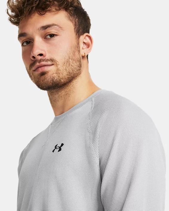 Men's UA Waffle Crew Long Sleeve Product Image