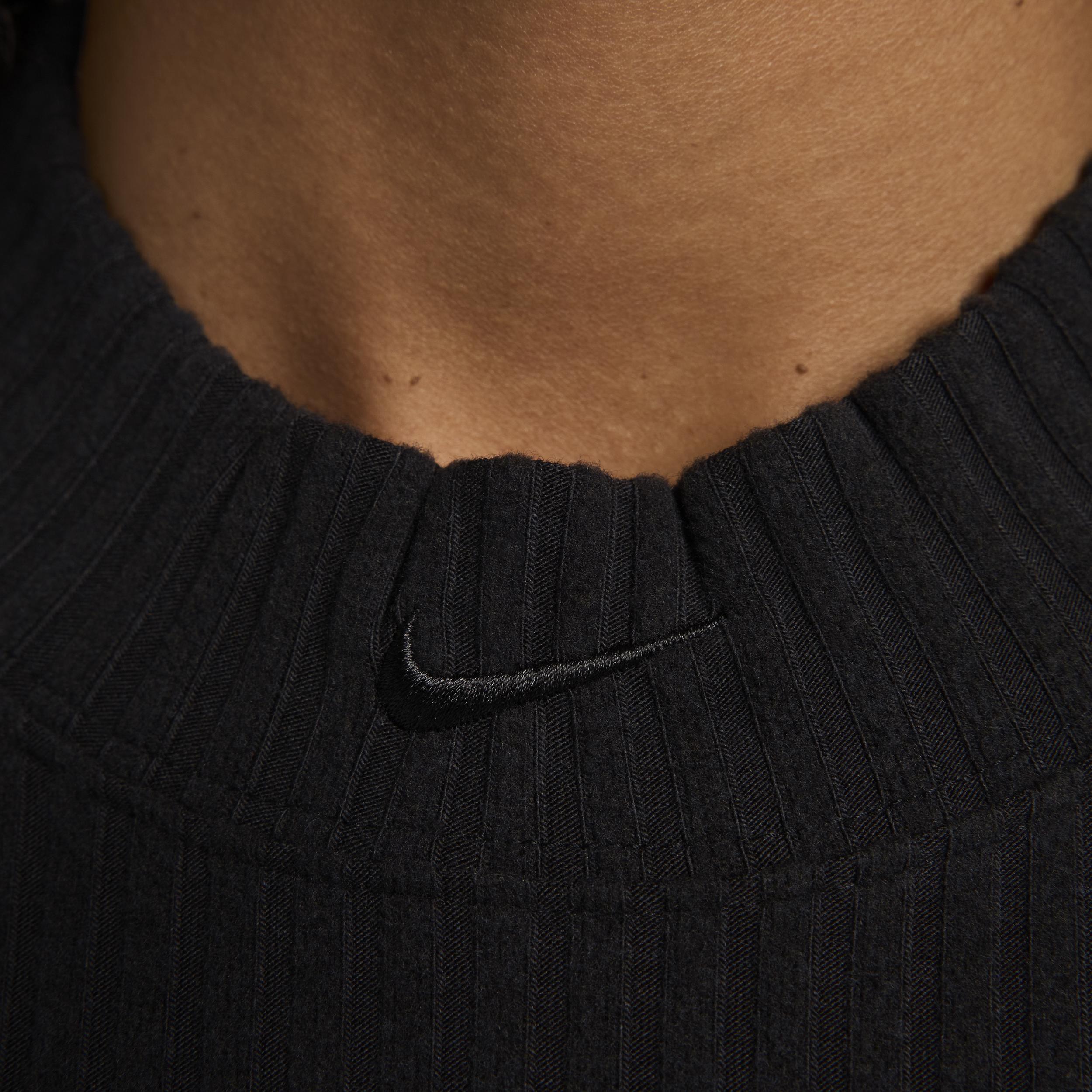 Nike Sportswear Chill Rib Women's Tight Mock-Neck Cropped Tank Top Product Image