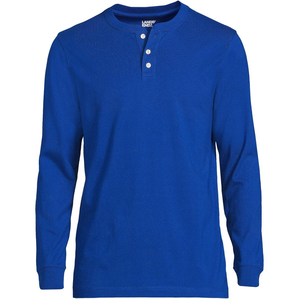 Mens Lands End Super-T Henley Product Image