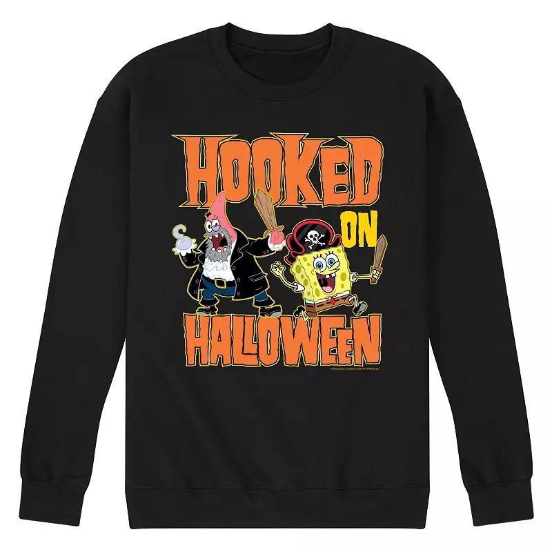 Mens SpongeBob SquarePants Halloween Sweatshirt Product Image