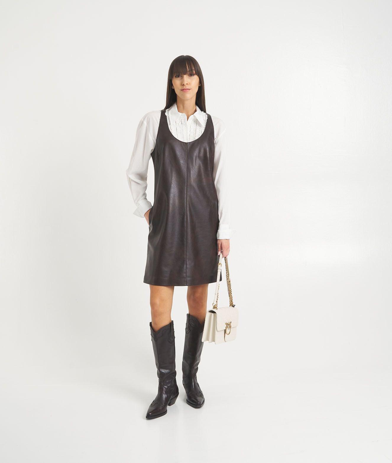 Faux leather dress 'Diricco' Product Image