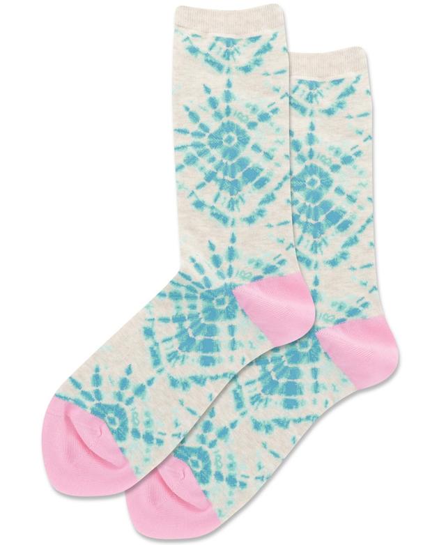 Hot Sox Womens Tie-Dye Crew Socks Product Image