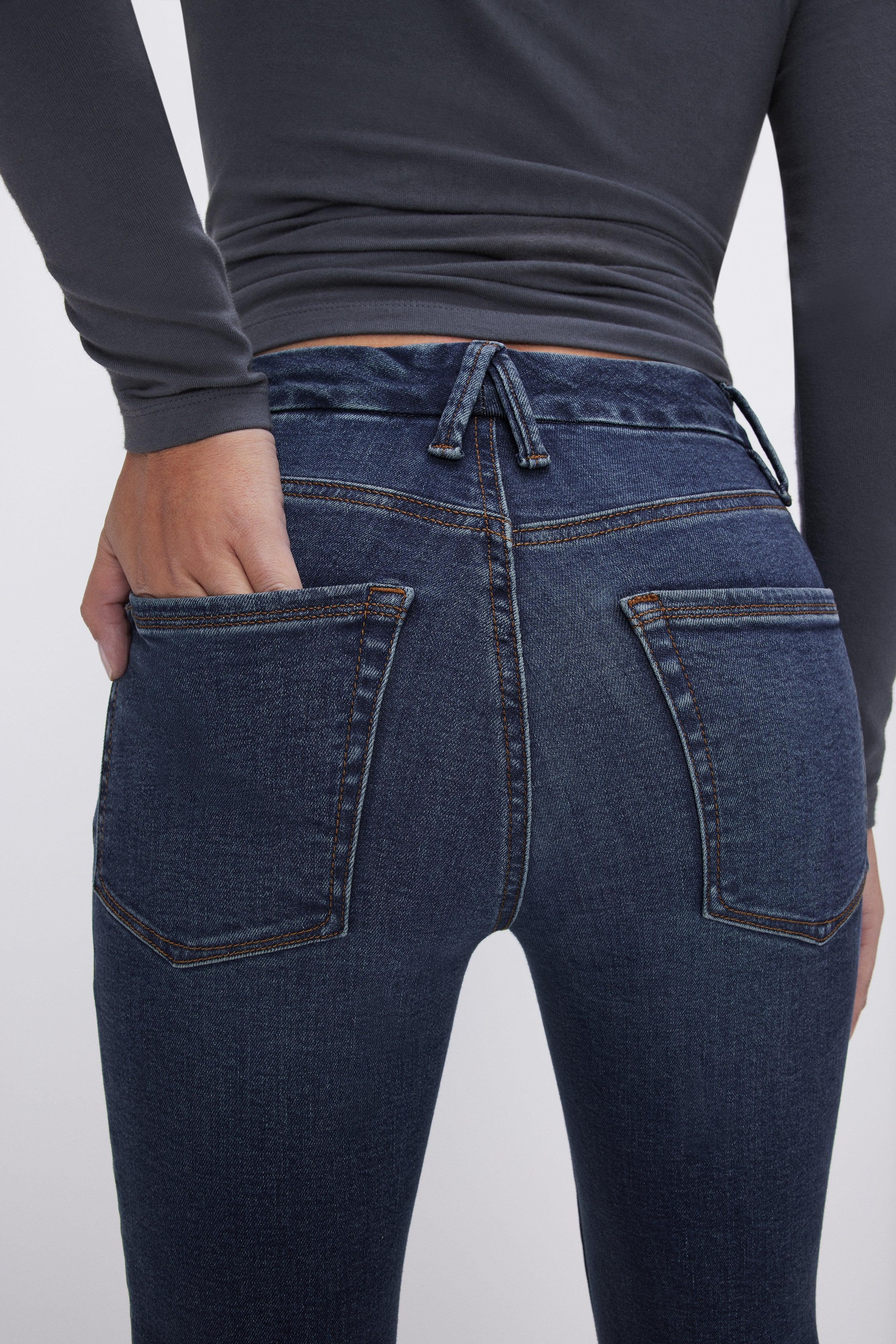 GOOD PETITE STRAIGHT JEANS | BLUE004 Product Image