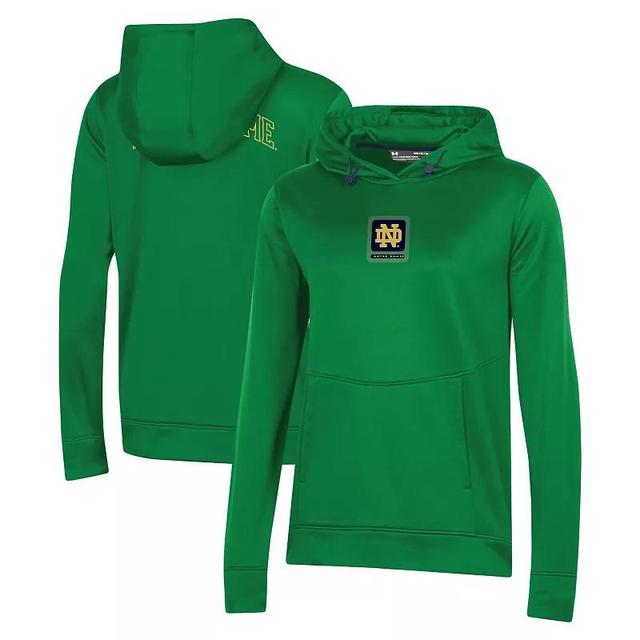 Womens Under Armour Notre Dame Fighting Irish 2023 Sideline Performance Pullover Hoodie Product Image