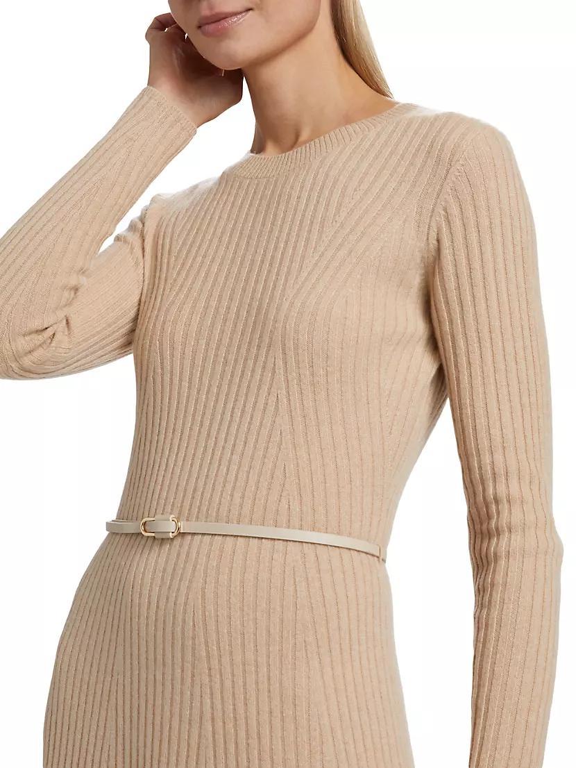 Sabrina Belted Cashmere Sweaterdress Product Image