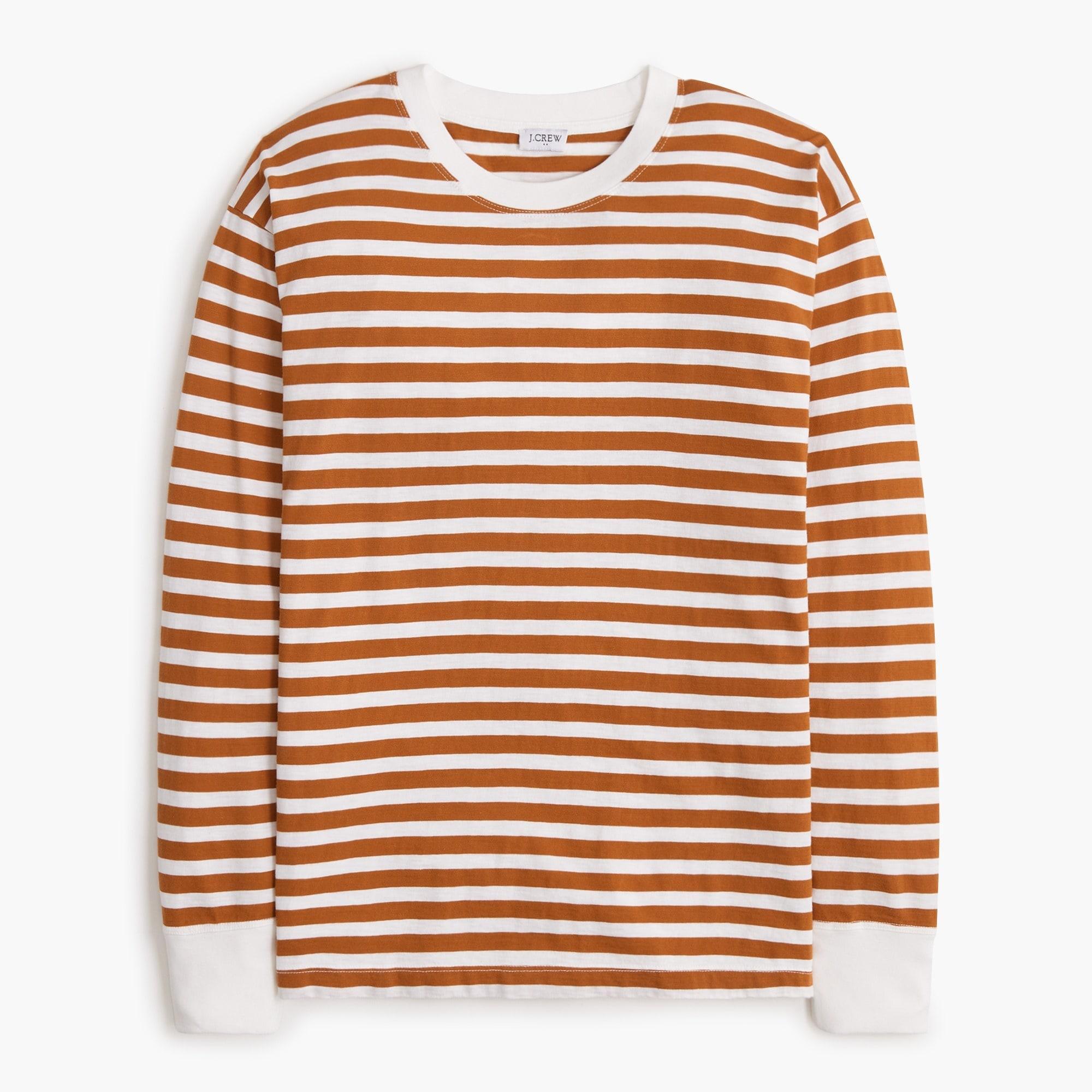 Long-sleeve striped tee Product Image