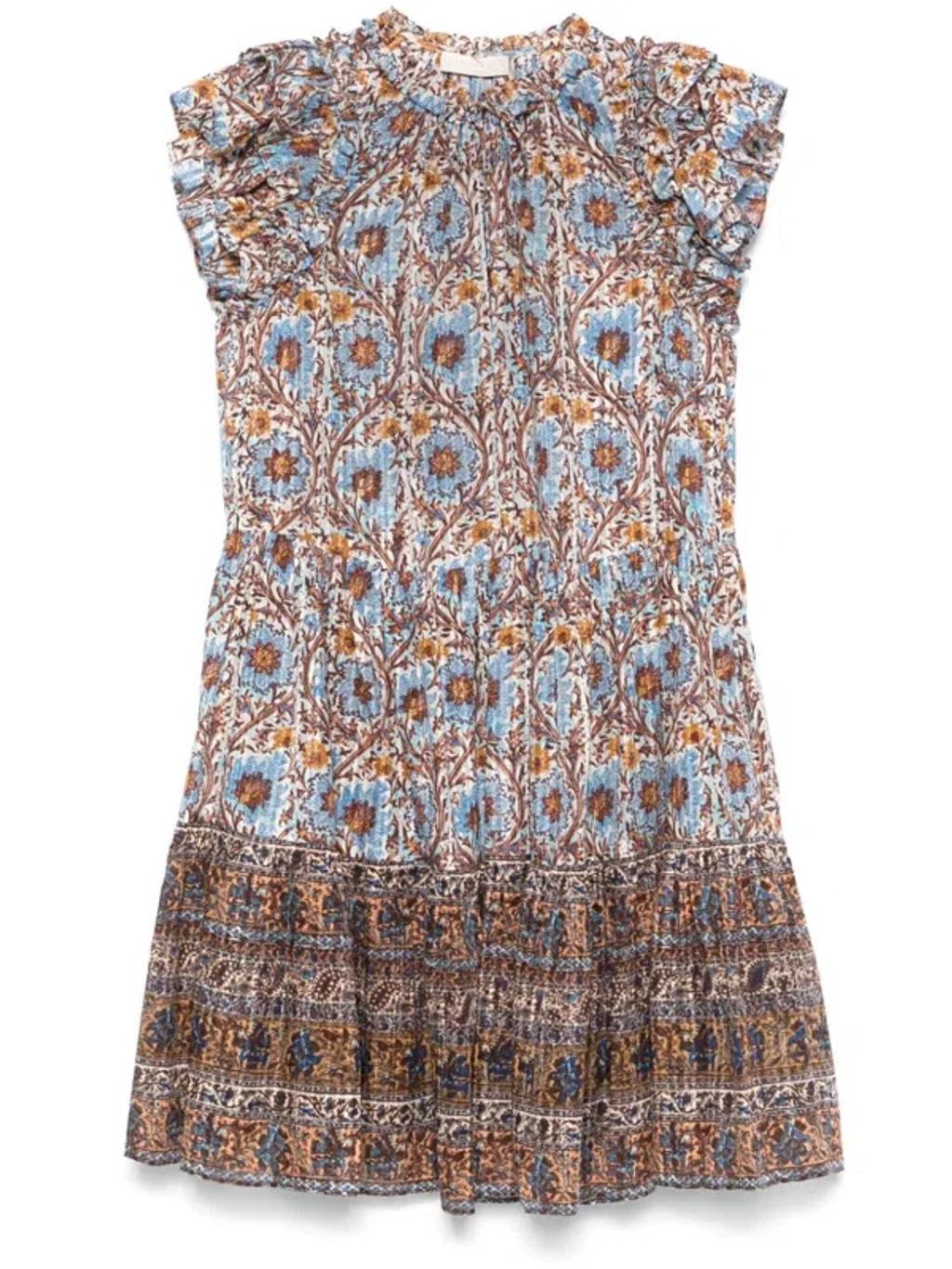 Coletta Mini Dress In Blue Product Image