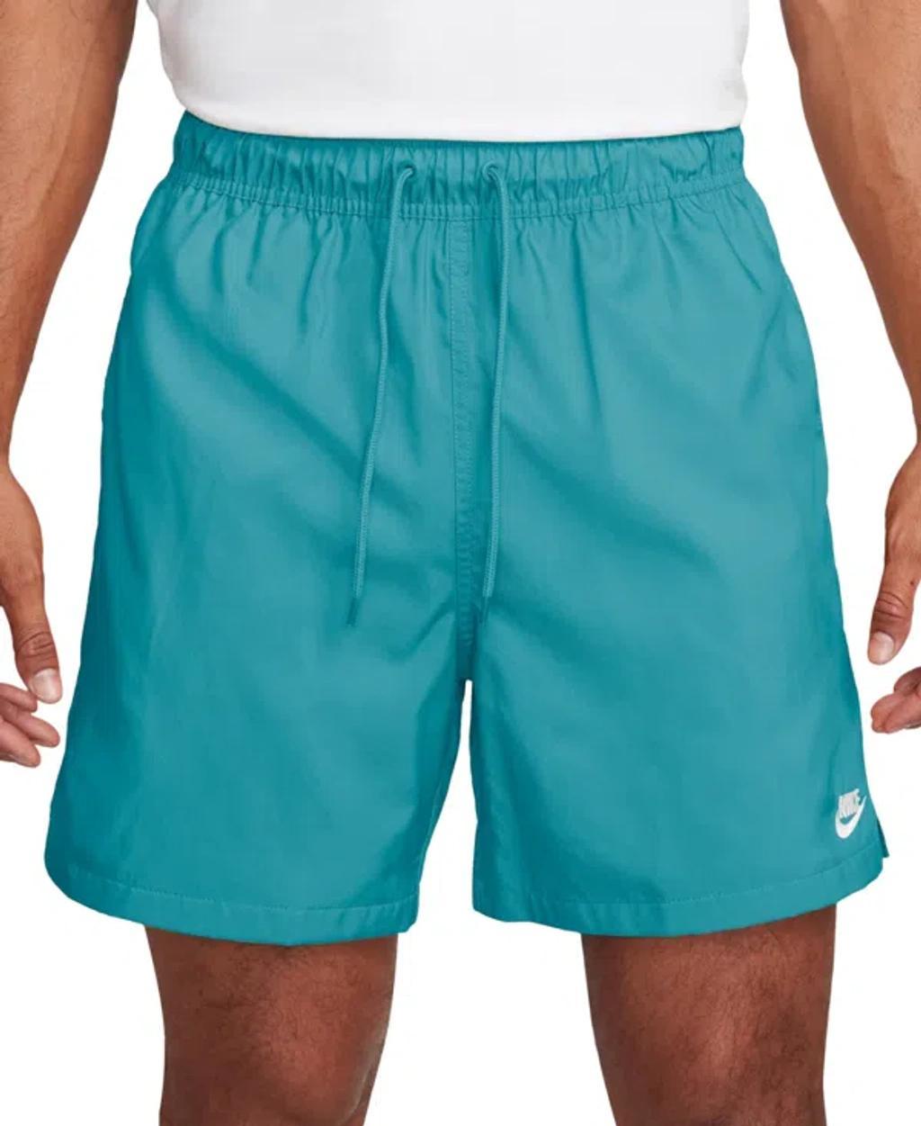 NIKE Mens  Club Flow Shorts In Desert Cactus/white Product Image