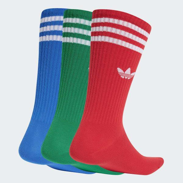 Solid Crew Socks 3 Pairs Product Image